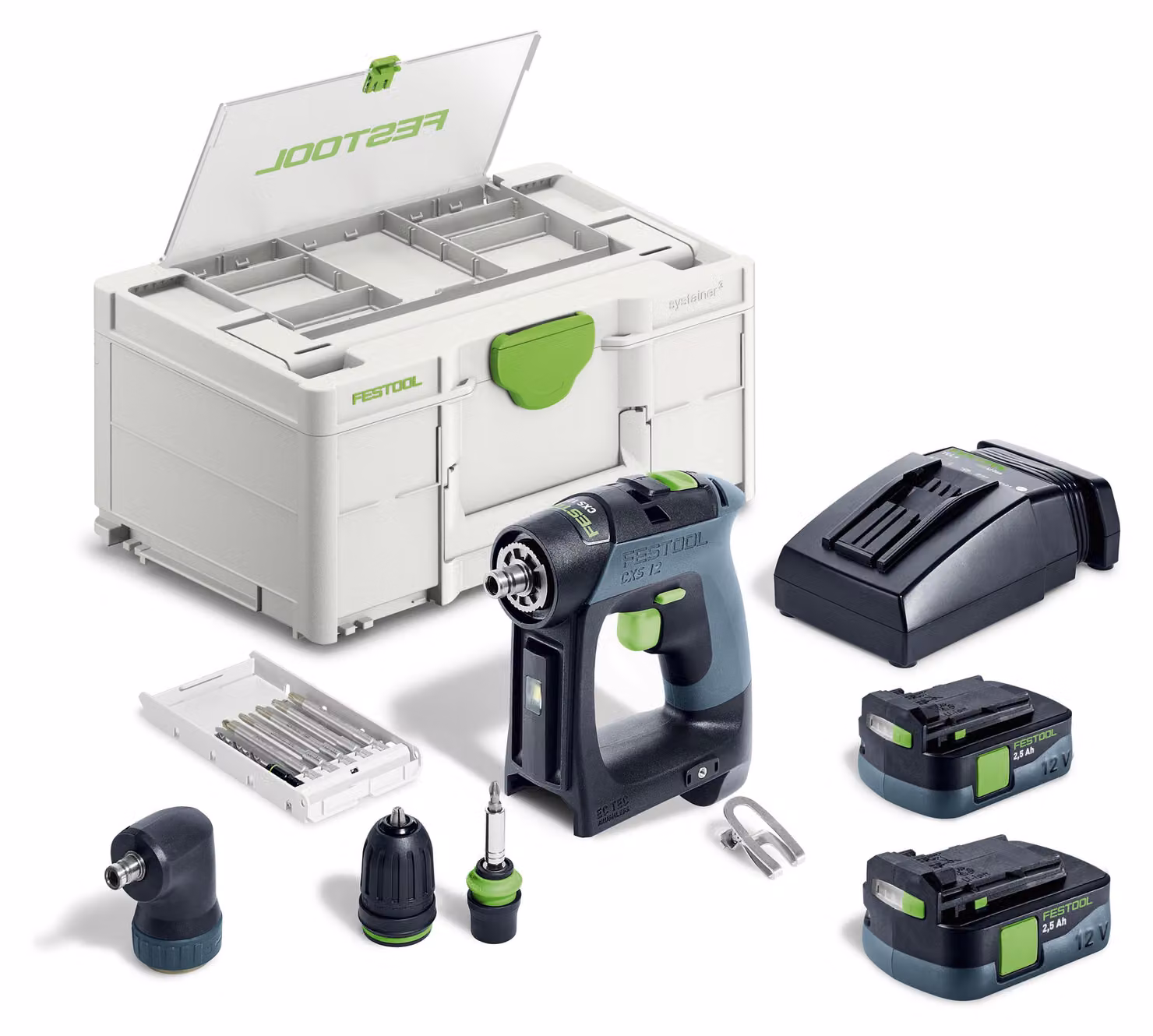 Trapano avvitatore a batteria Festool CXS 12 Set da 2,5 | 576865