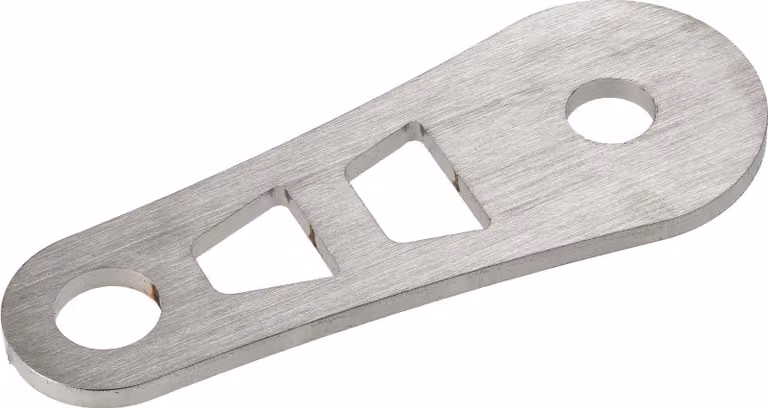 Porta tachimetro di grande diametro, acciaio inox - per Simson S50, S51, S70