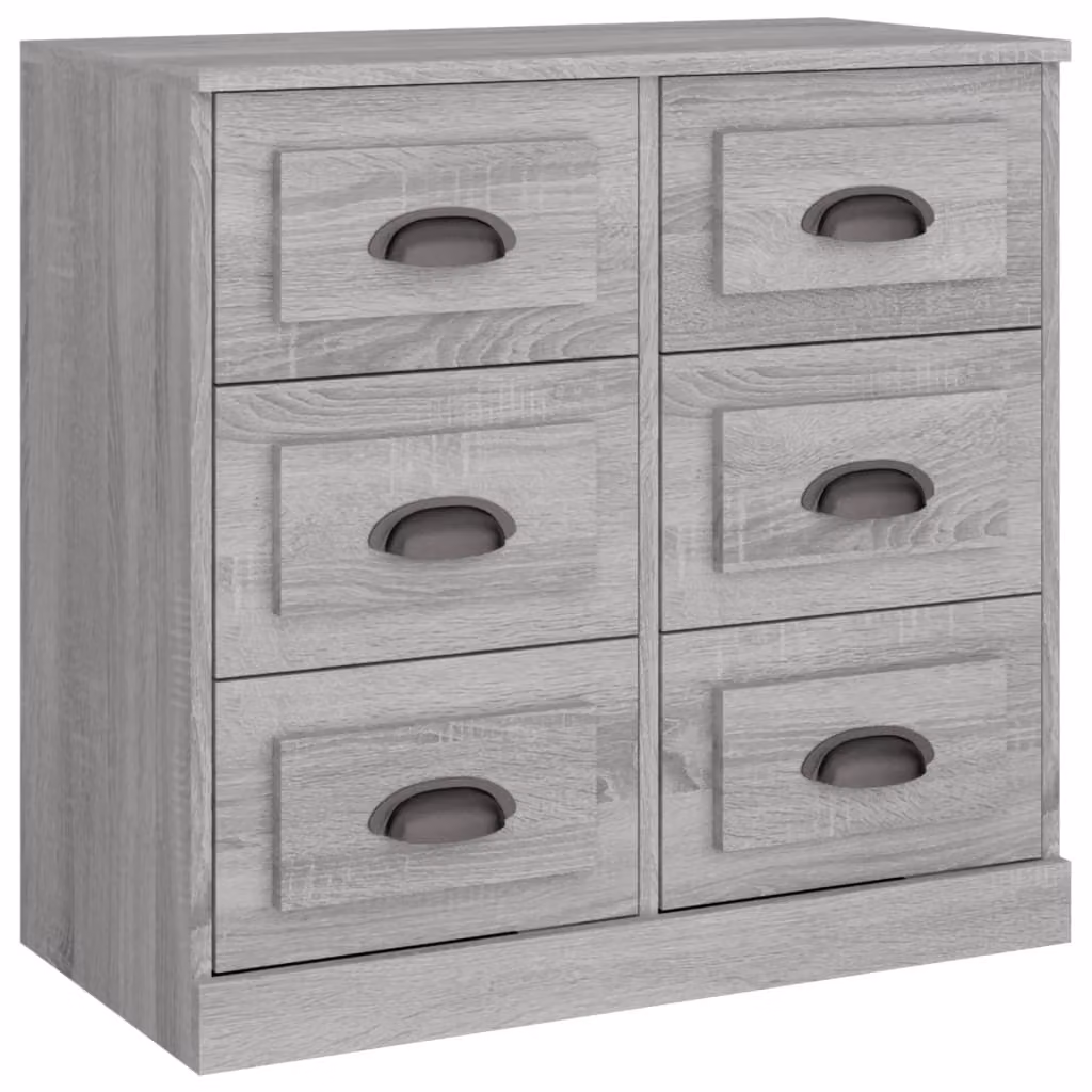 Credenza Grigio Sonoma 70x35,5x67,5 cm in Legno Multistrato