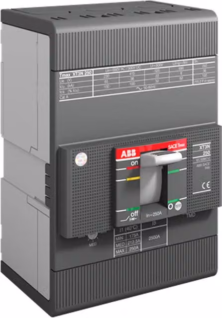 Interruttore magnetotermico 160A 3 poli XT3 Abb