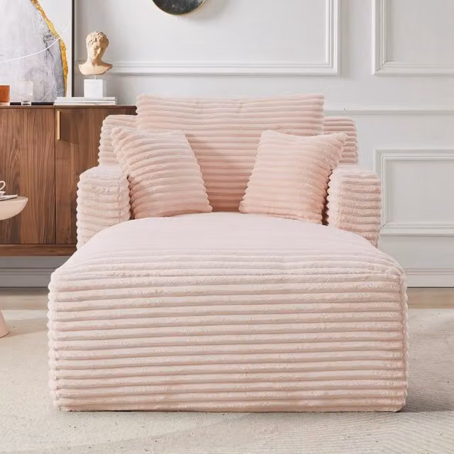 Chaise longue moderna in corda - Zephmum- Comodo divano letto senza montaggio