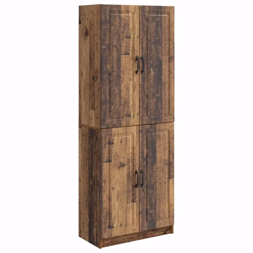 Set di 2 armadi moderni vidaXL in legno ingegnerizzato marrone per camera da letto o soggiorno – 2