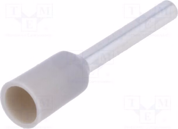 50 connettori a crimpare isolati: rame isolato, sezione 0,75mm2, modello TUL-RI-00710, tipo "ferrule a lacci"