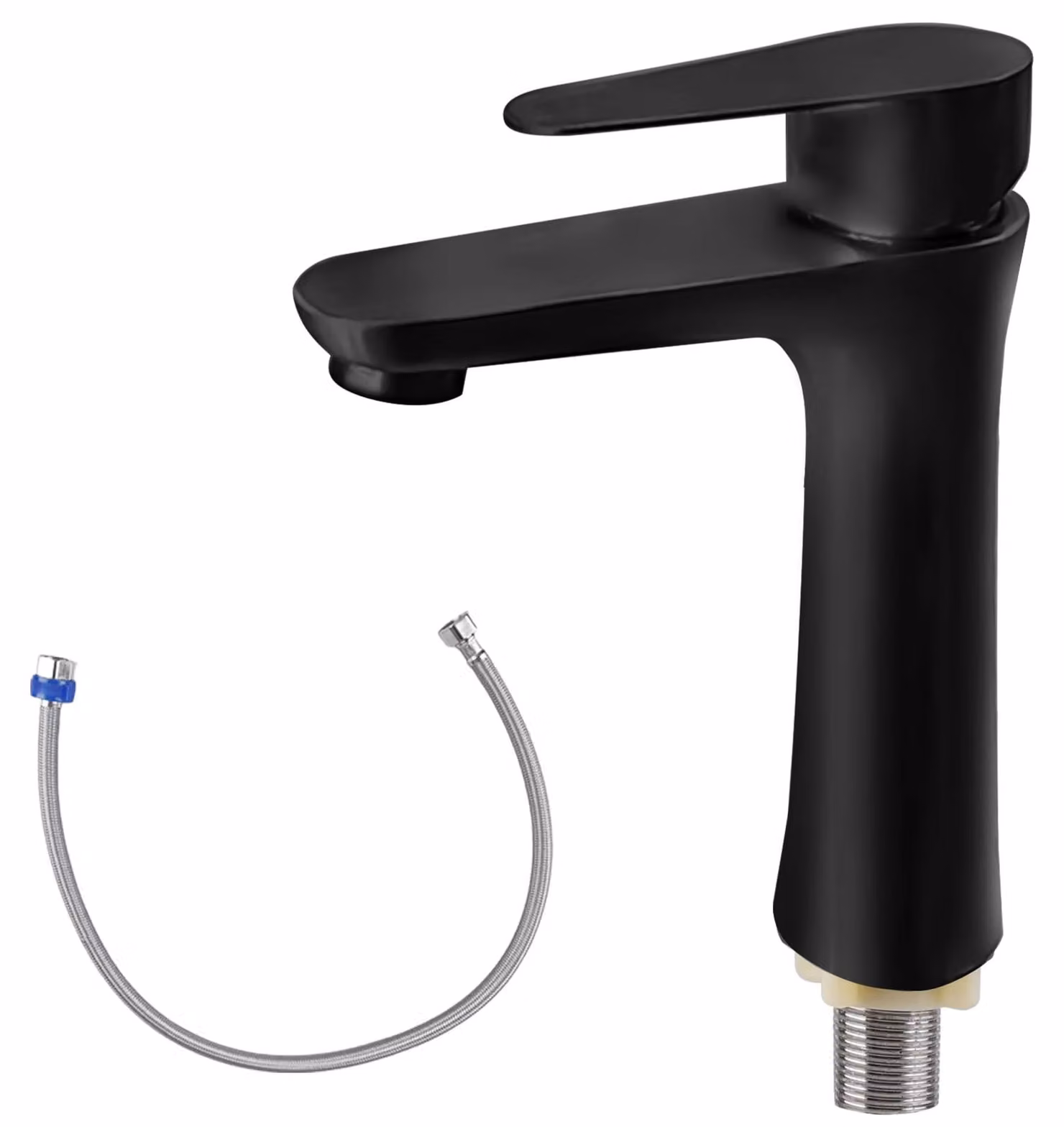 Rubinetto per acqua fredda - con tubo di collegamento da 80 cm