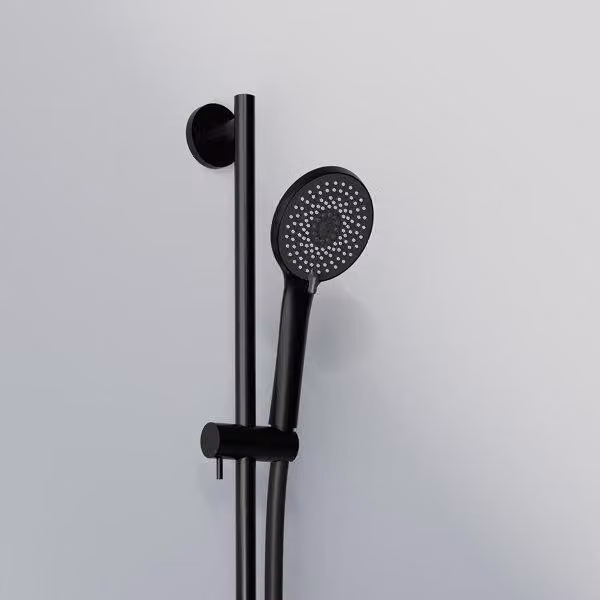 Steinberg Série 340 Garniture de douche, incl. douchette à main, réglable en 3 positions, flexible de douche, barre de douche 600mm, 3401601S, 3401601S