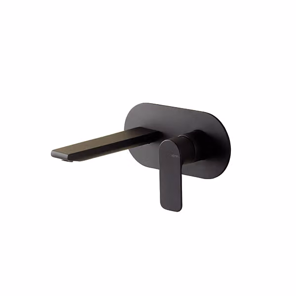 Miscelatore lavabo a parete Vema SLATE V14050 - Nero Opaco