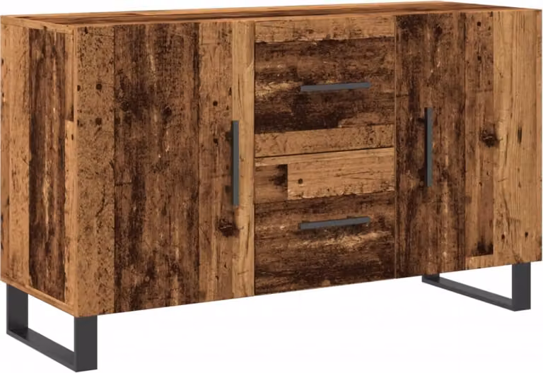 Credenza Legno Antico 100x36x60 cm in Legno Multistrato
