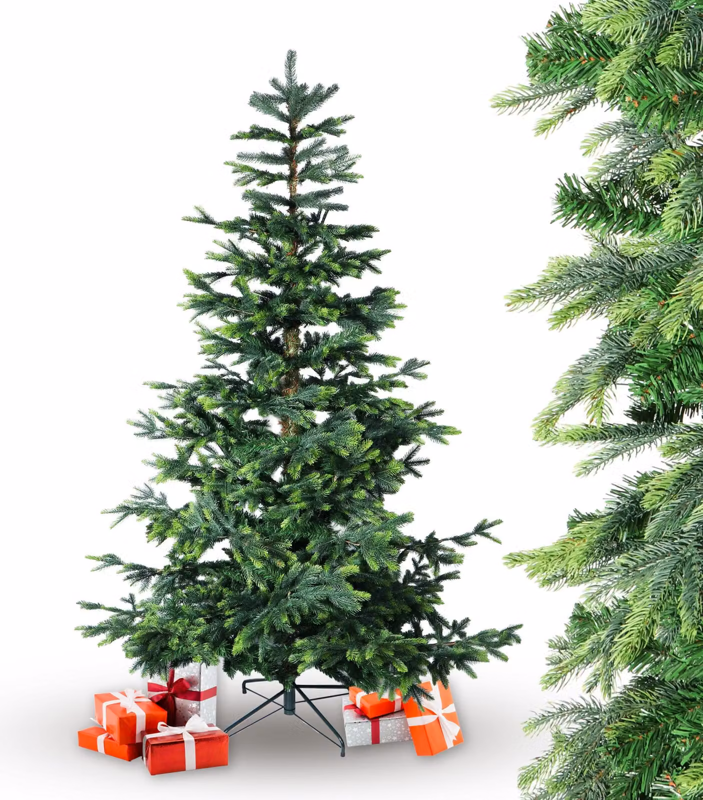 BonTree abete artificiale albero di Natale senza LED albero di Natale : 210 cm : Albero