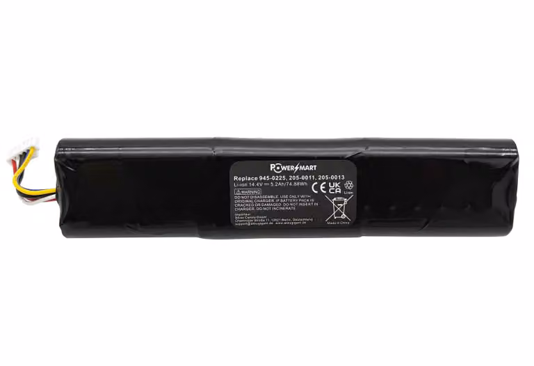 Batteria PowerSmart da 75 Wh per Neato 205-0026, 945-0376, 945-0381, 945-0382 5200 mAh, 14,4 V, agli ioni di litio