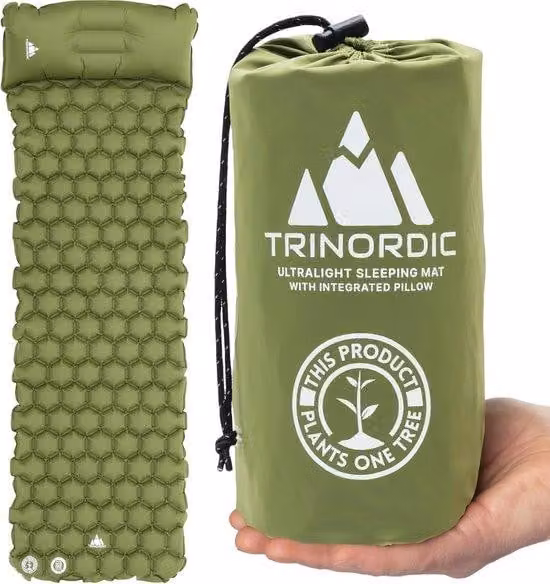 Materassino da campeggio gonfiabile con cuscino - Ultraleggero e a forma stabile per il massimo comfort all'aperto