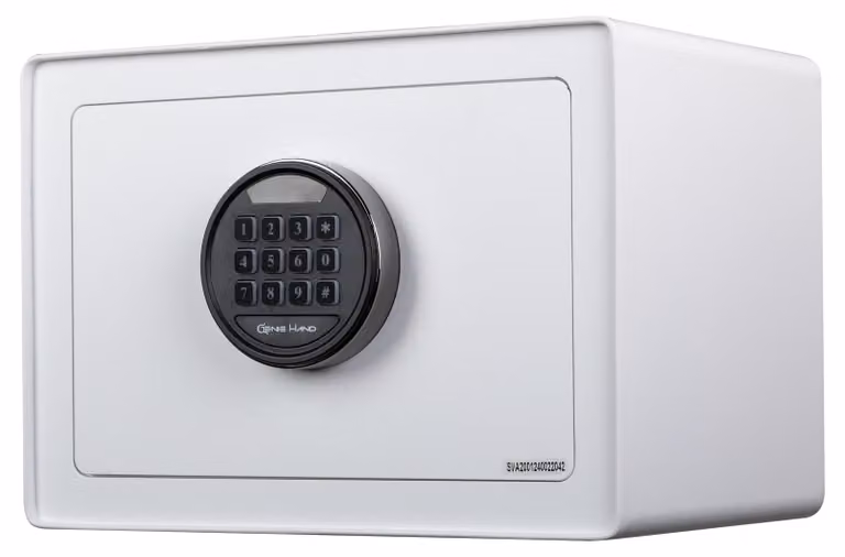Kluis elettronica per il controllo del tempo - Capacità: 21 litri - Acciaio al carbonio - Bianco