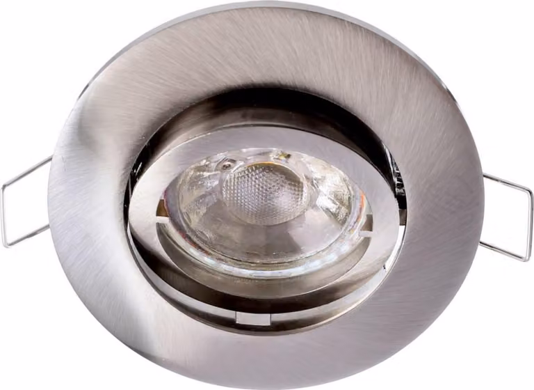 Light Impressions Deko-Light apparecchio da incasso a soffitto Alioth 2 tondo 12V AC/DC GU5.3 / MR16 1x max. 35,00 W argento 110028