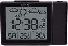 Sveglia Multifunzione Meteo Radiocontrollata Explore Scientific Black RPW3009BLK