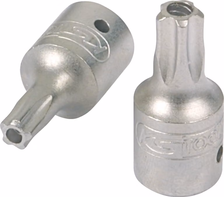 bussola da 1/4", a cinque stelle con foro frontale, TS40