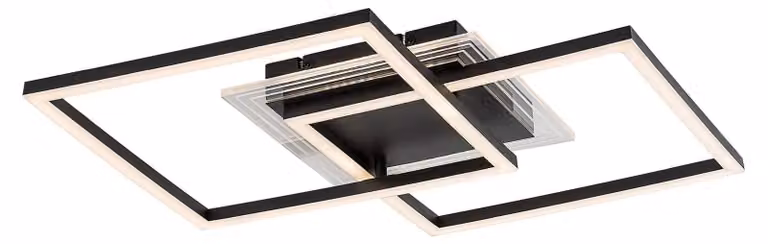 Rabalux 71372 Ottavia LED 28 plafoniera in metallo acrilico nero