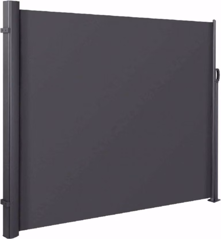 Rete per privacy - Grigio - Frangivento - Tessuto per privacy - Schermo per privacy - PVC - 350×180cm - Sistema frangivento di alta qualità