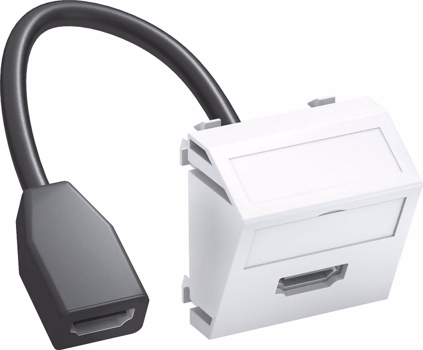 OBO Bettermann Vertr supporto multimediale HDMI 45x45mm rws MTS-HD F RW1