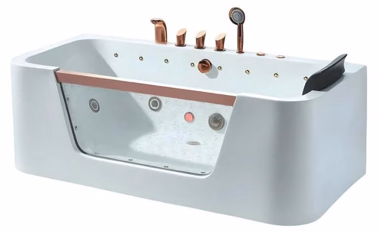 Hydromassagewanne Massagebecken Whirlpool Blubberbad Bad Whirlpool 170x80 cm