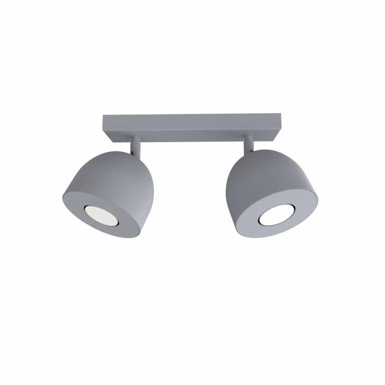 Lampada Da Soffitto Campanella X2 Monocolore Opaca