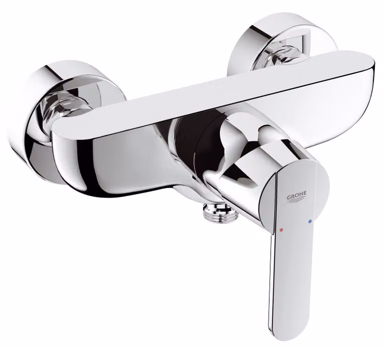 Miscelatore monocomando da parete per doccia, cromato, 2,5 l/min