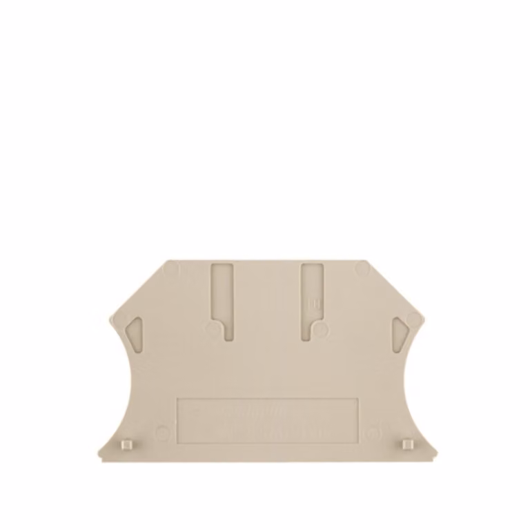 Piastra terminale 56x1,5x33,5mm - Piastra terminale/divisoria per morsettiera WAP 2.5-10