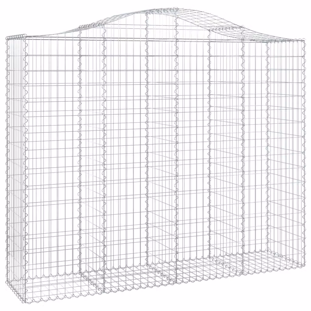 Cesto Gabbione ad Arco 200x50x160/180 cm Ferro Zincato