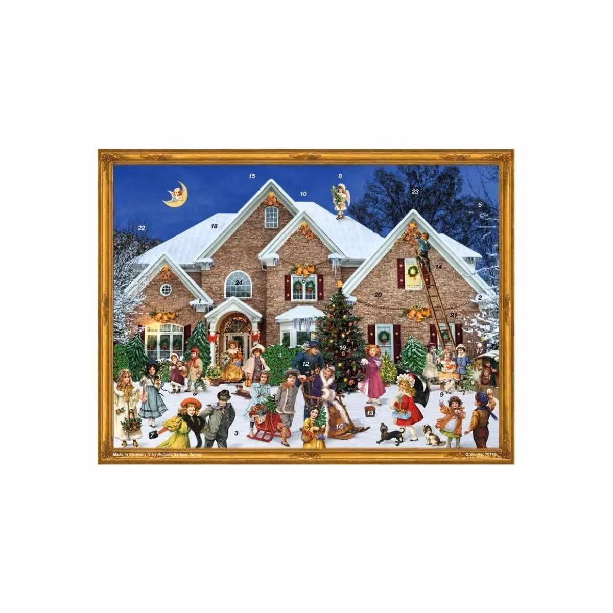 Calendario dell'Avvento n. 70148 CASA VITTORIANA DI