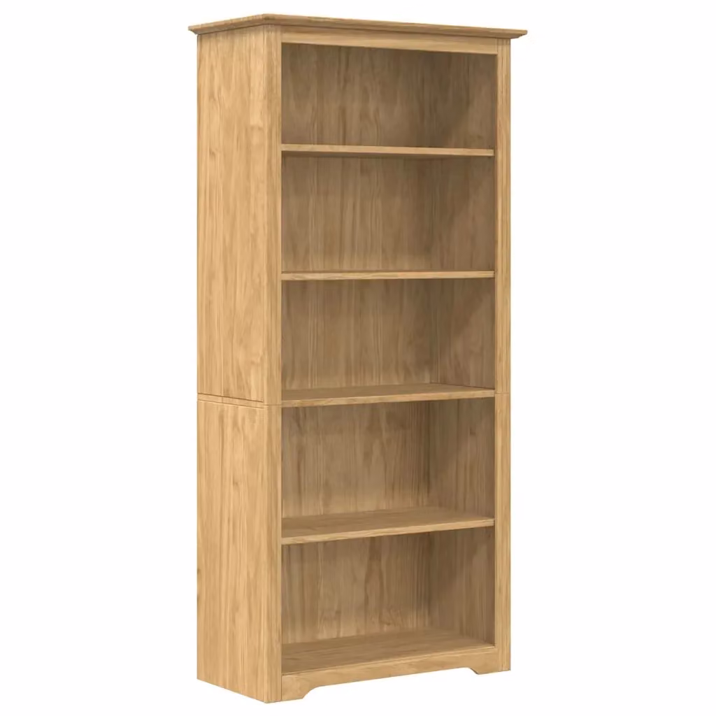 Libreria BODO vidaXL moderna in legno marrone con 5 livelli L/P/H: 82 x 40 x 173 cm – 2