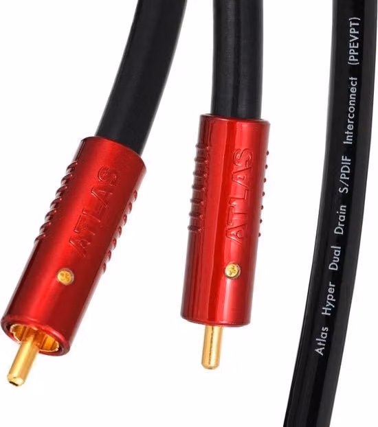 Cavo RCA Atlas Nero da 1,00 m