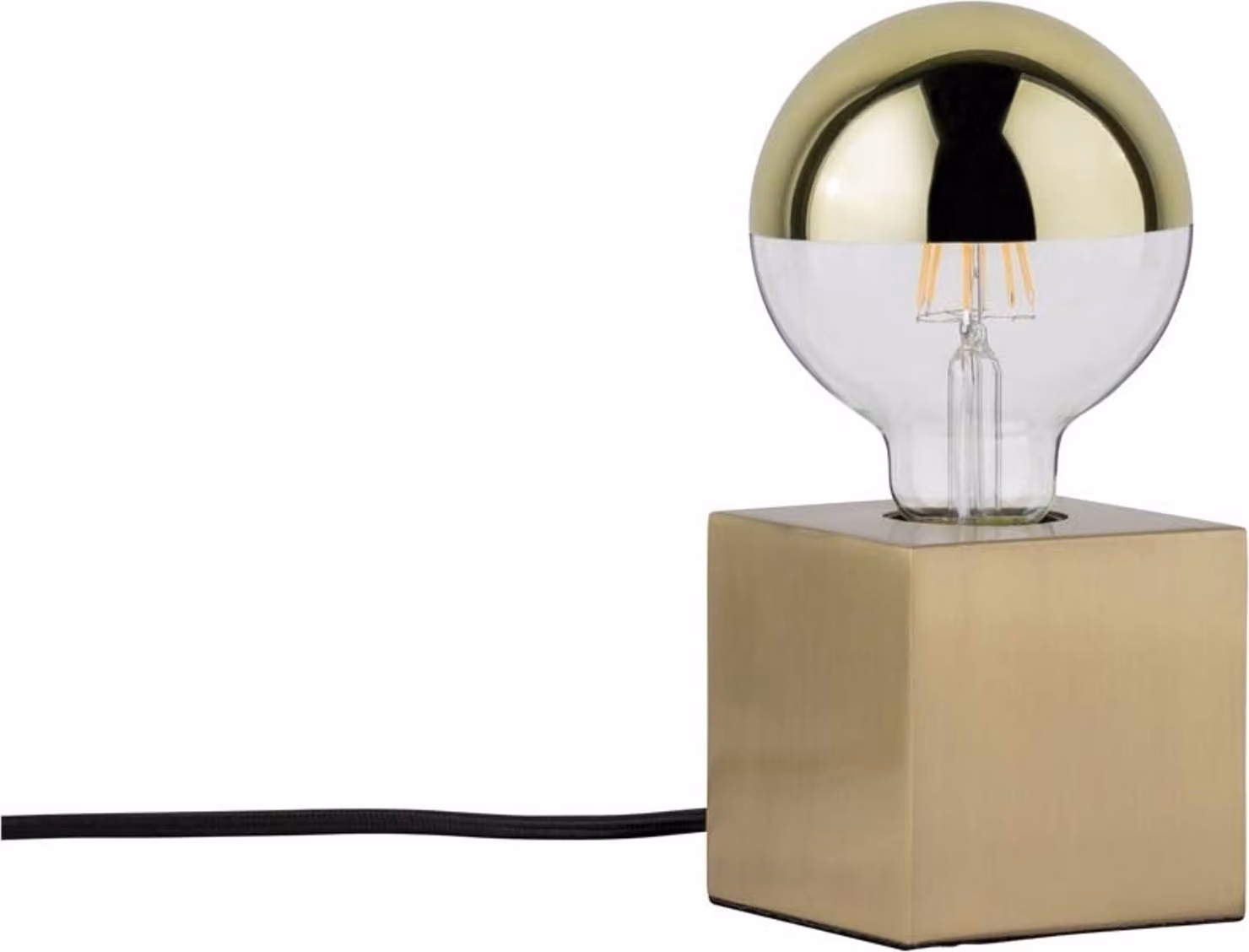 Lampada da tavolo Paulmann Neordic Dilja, max. 1 x 20W, attacco E27, ottone spazzolato, 230V, metallo