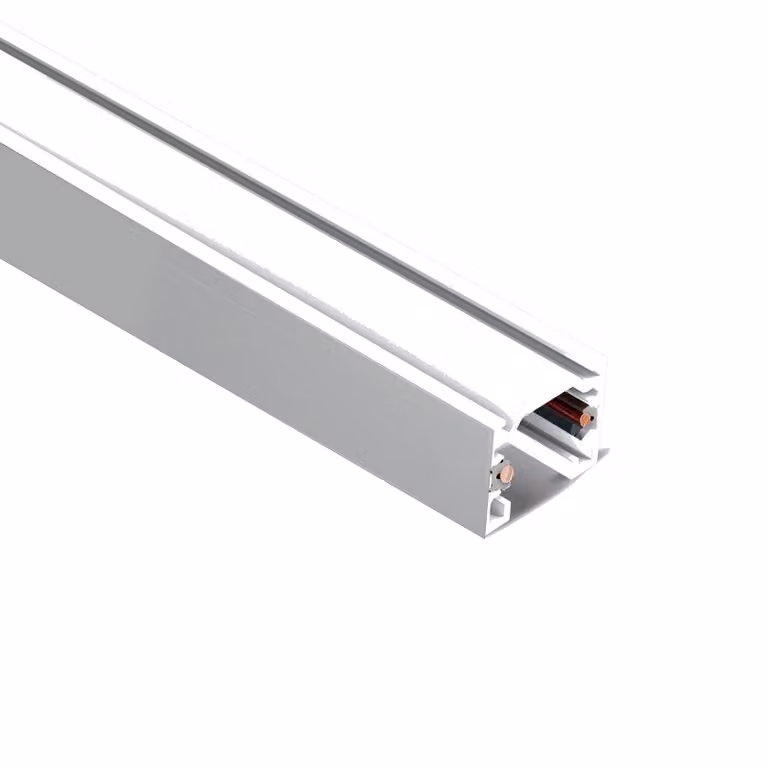 Ivela Binario SQUARE 48 V, bianco, lunghezza 300 cm, metallo dimmerabile, Bianco / Opale, Alluminio