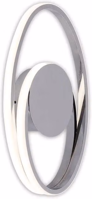Applique LED LÚZETE ALETHIA 24W 4000K Cromata per Parete – 1
