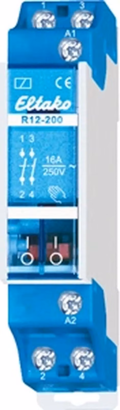 Relè di commutazione ELTAKO, 24 V, 2 contatti di chiusura, 16 A/250 V CA, 1 pz.