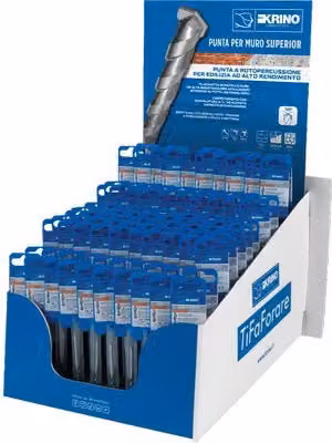 Set di punte da trapano Widia Superior 03060 Expo Krino con inserti in carburo, 105 pezzi, colore argento