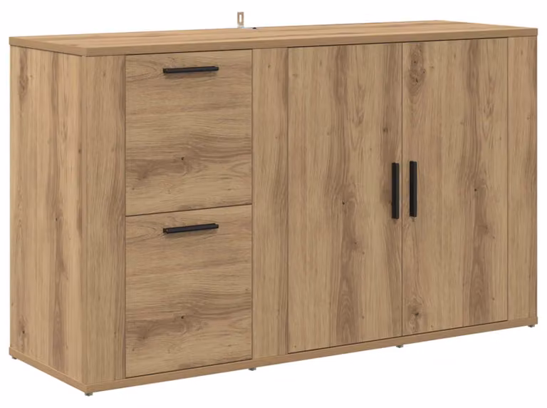 Credenza con cassetto Rovere artigianale 100 x 33 x 59.5 cm