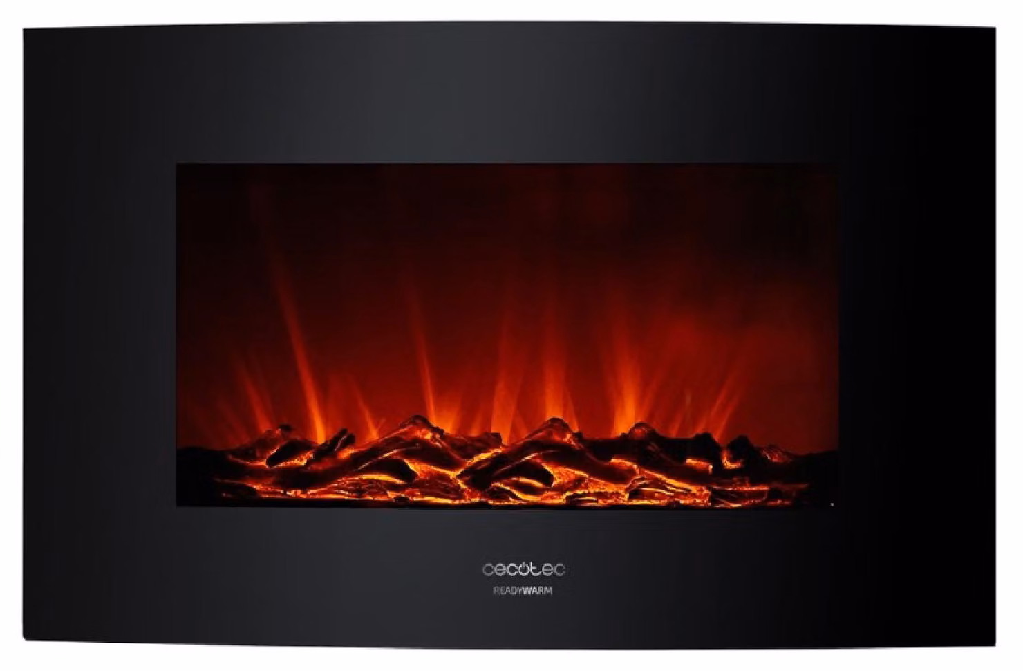 CECOTEC 05367 - Caminetto elettrico da parete Ready Warm 3500 Curved Flames