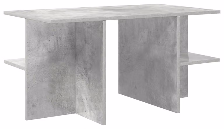 Tavolino da salotto Grigio Cemento 87 x 50 x 45 cm
