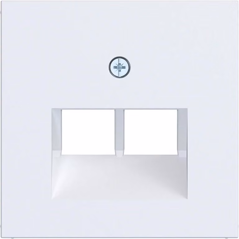 Elemento centrale Hager per UAE WAF1108WM a 2 posti A.x/C.x bianco luce opaco
