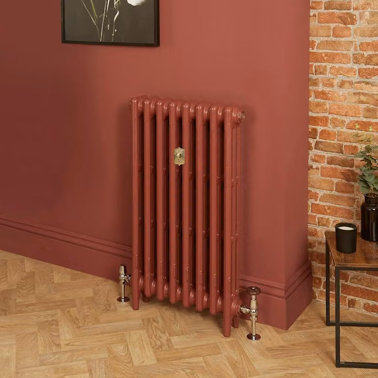 Radiatore Tradizionale Ghisa 3 Colonne Rosso 860 X 263mm