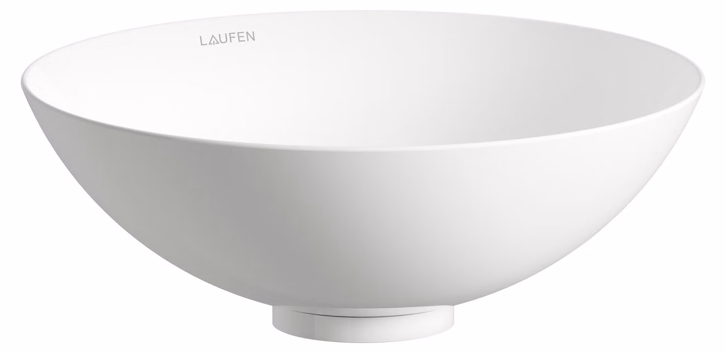 LAUFEN CLASSICS Cuvette de lavabo, ronde, sans trou pour robinet, sans trop-plein, 300x300x110mm, blanc brillant, H512CL10001121, H512CL10001121