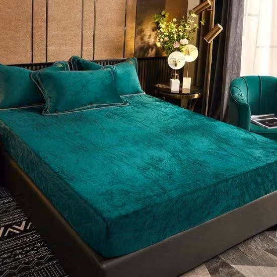 Ibenzoa® Lenzuolo elasticizzato  ideale per materassi a molle, dimensioni 120 x 200 cm, altezza 25-30 cm, realizzato in microfibra di poliestere, colore verde scuro, con elastico a 360 gradi