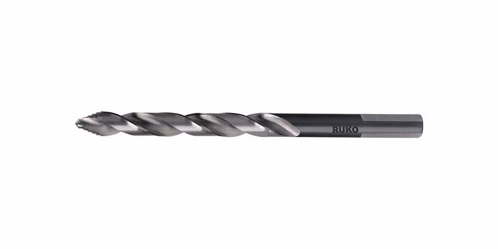 RUKO 10x punta elicoidale FLOWSTEP punto DIN 338 HSS gambo diritto Ø 2 mm - 259020
