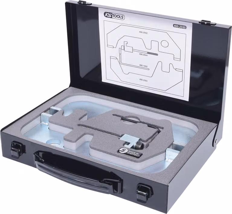 KS TOOLS Set di attrezzi per la regolazione del motore per BMW, 4 pezzi ( 400.2550 )