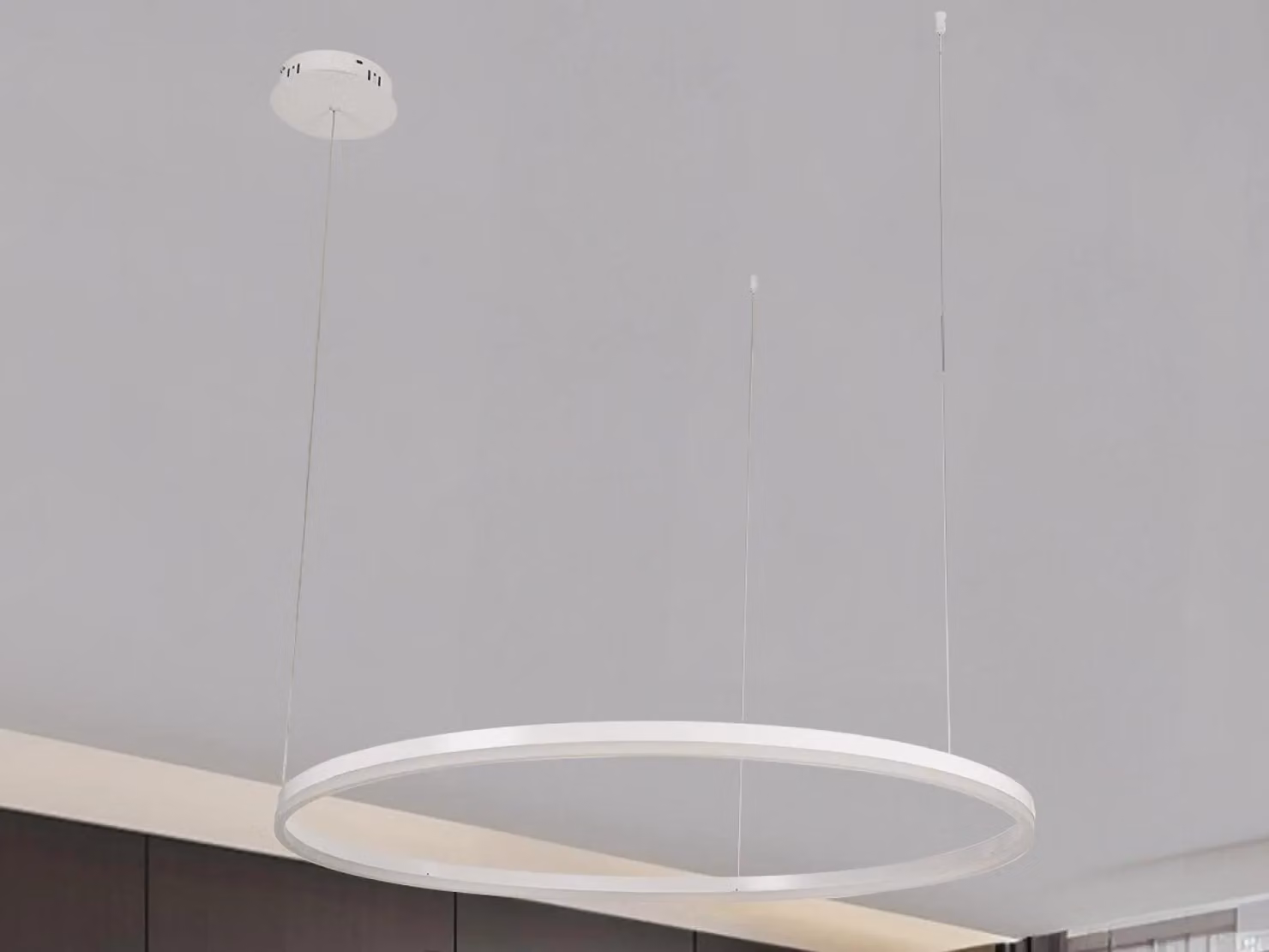 Lampada a sospensione LED NEDES con telecomando - 100 cm, 72W - Lampade a sospensione (J4380/W)