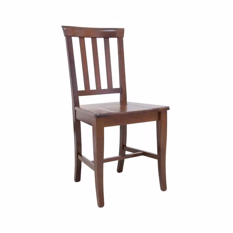 Set di 2 sedie classiche in legno di faggio color noce Mobili 2G L/P/H: 43 x 44 x 93 cm – 1