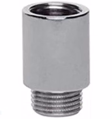 Prolunga in ottone cromato 1/2x30