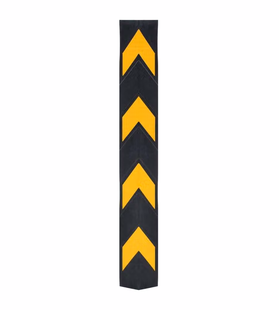 Protezioni Angolari Riflettenti 10 pz in Gomma 80 cm