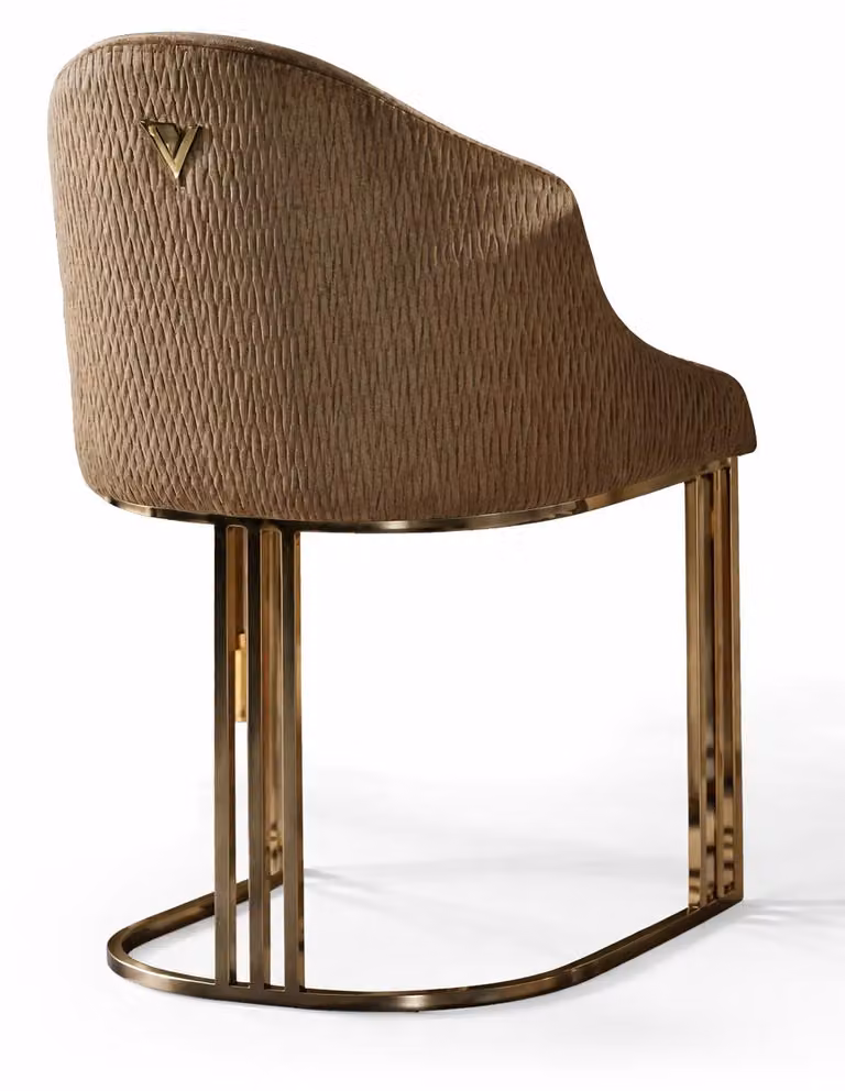Sedia elegante, sedia da pranzo, poltrona relax, sedia di design, sedia imbottita