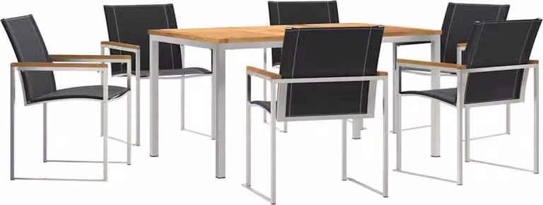 Set da Pranzo per Giardino 7 pcs
