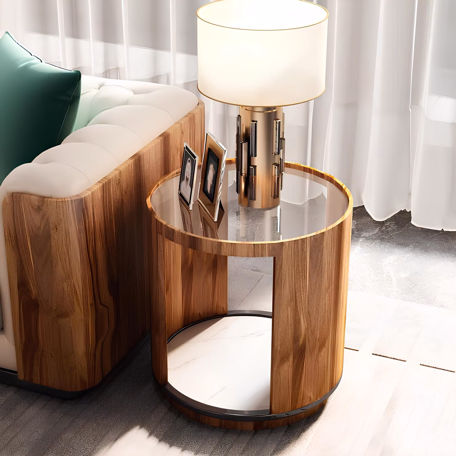 Couchtisch Luxus Design Couch Tisch Kaffee Beistell Tische Wohnzimmer Rund Sofa